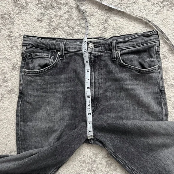 Citizens of Humanity Daphne Crop Jeans Premium Vintage Grey Raw Hem Women’s 30 - Picture 14 of 15